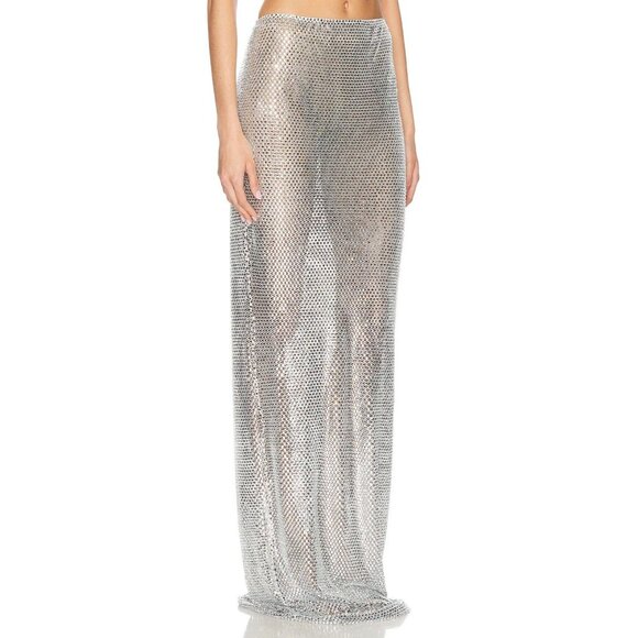 The New Arrivals by Ilkyaz Ozel Zada Skirt in Elmas 34 Womens Crystal Maxi - Picture 4 of 17